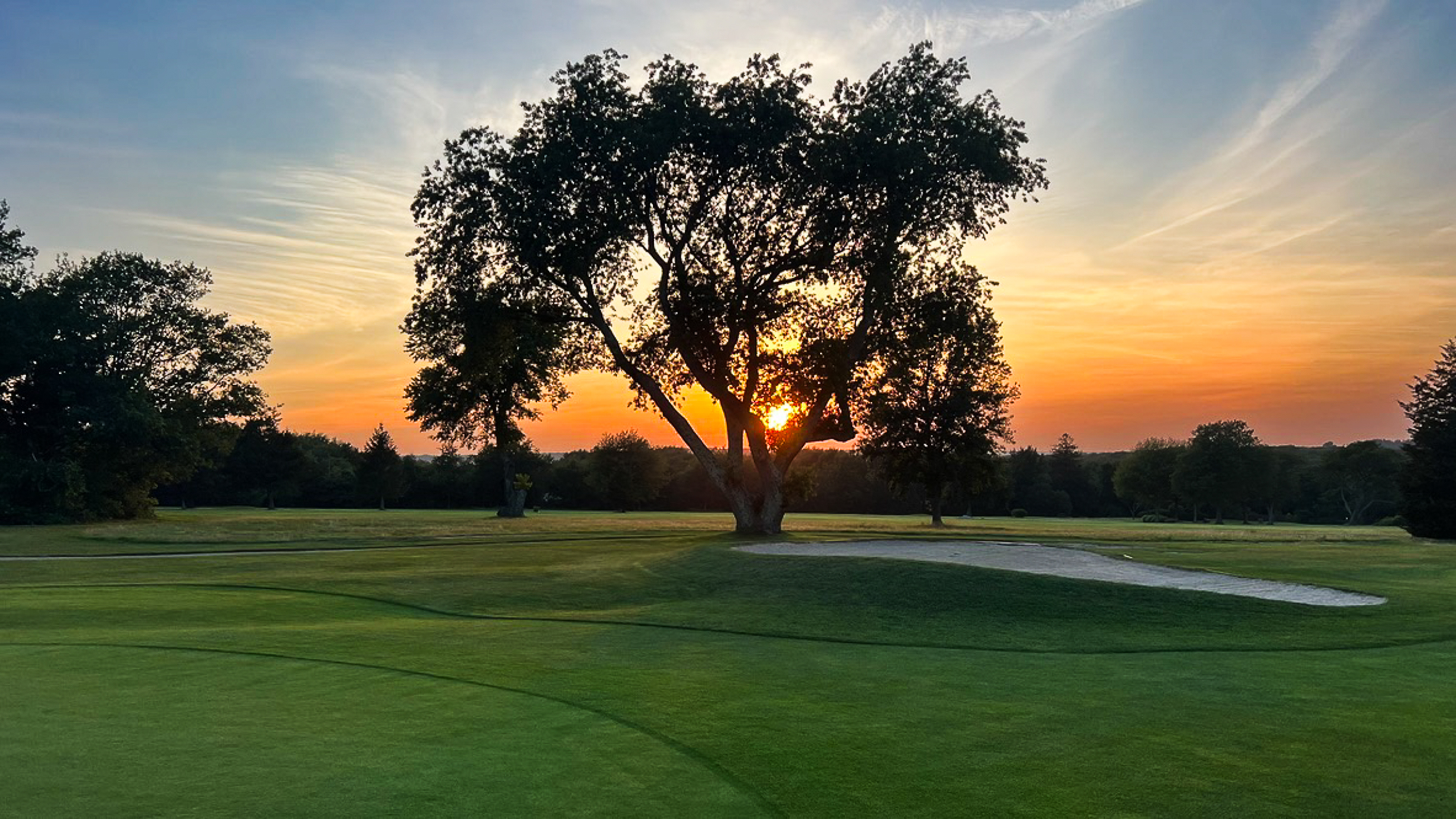 Jamestown Golf Course — sunset